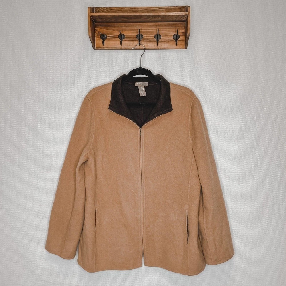 Valerie Steven’s | Pure Wool Zip Up Coat 16 Womans